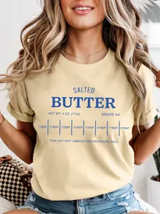 Butter Stick ~ Unisex Short Sleeve CC Garment Dyed T-Shirt Printed in the USA