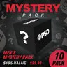 PSD Mens Mystery Boxer Brief 10-Pack Bundle - Standard Length 7 Inch Inseam, Soft, Stretchy, and Breathable Poly Blend Fabric