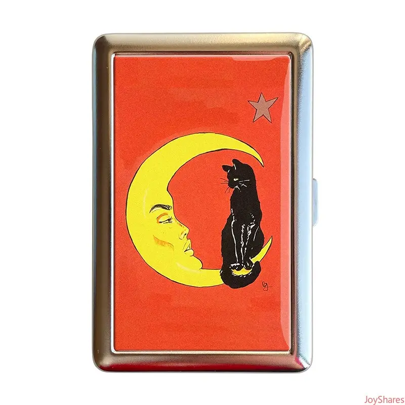 Vintage Multifunctional Metal Storage Box Versatile Card Cash Cigarette Case Portable Hard Shell Organizer For Daily Outdoor Personal Use