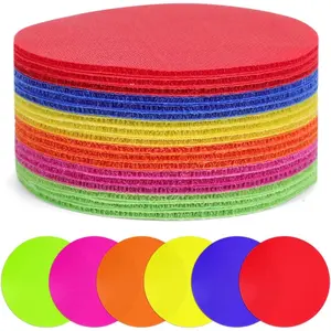 36 Pcs Carpet Spot Markers, 4 Inch 6 Colors Carpet Dots for Classroom, Durable Floor Dots, Sit Spots for Home, Gym Agility Training, Kindergarten & Teacher Classroom Decor Supplies