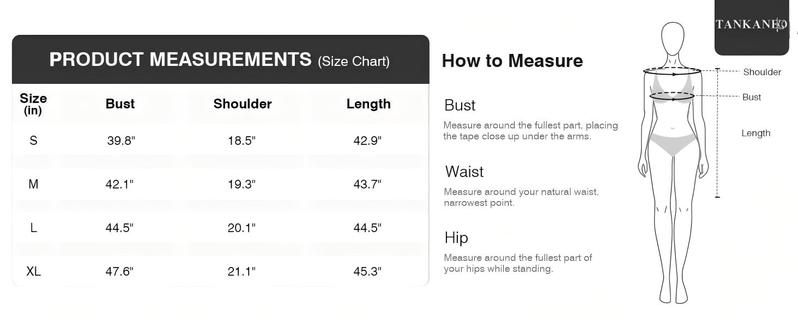 TANKANEO Women's Long Puffer Vest Fleece Jacket Winter Button Down Sleeveless Coats