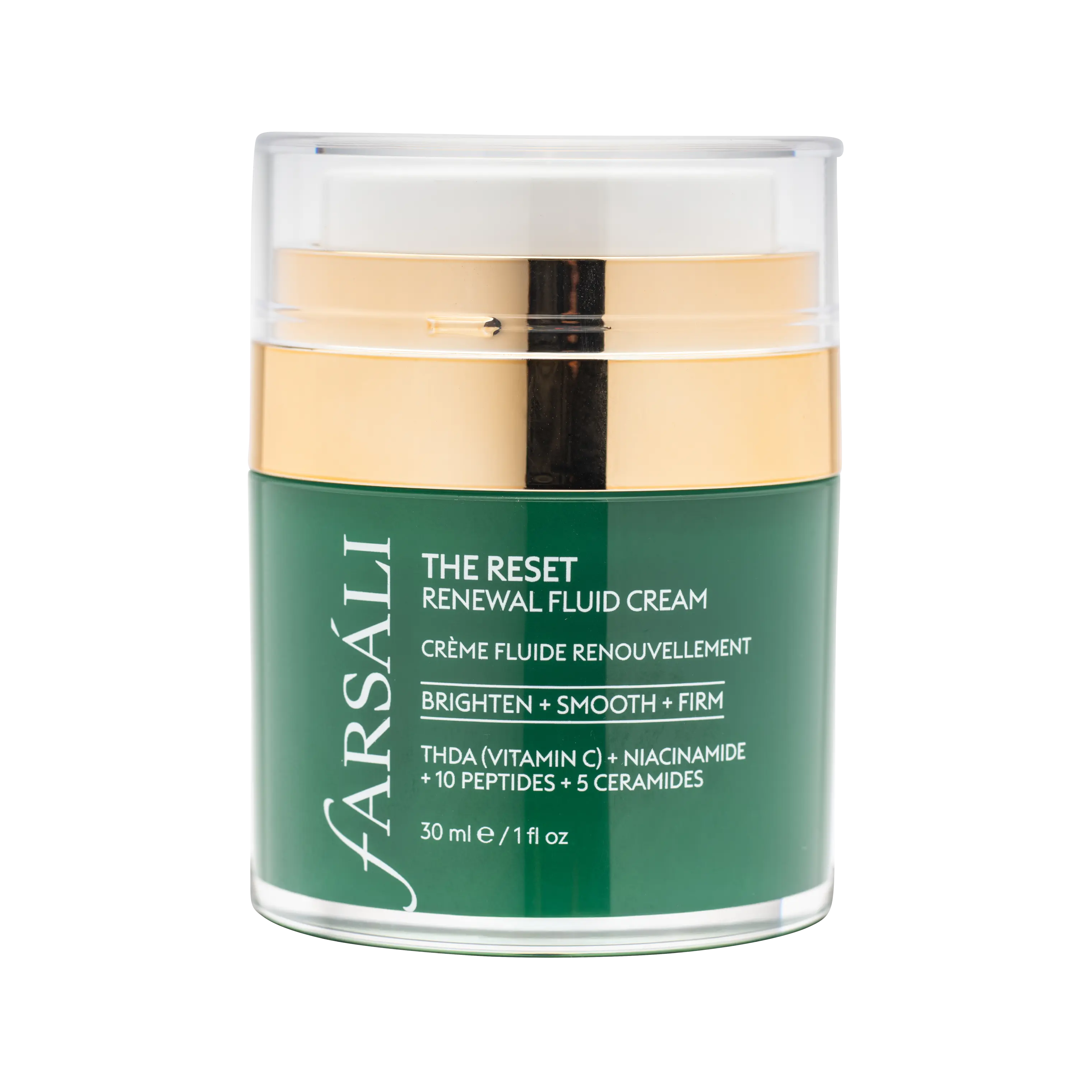 The Reset Renewal Fluid Cream - Brighten & Smooth with THD