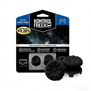 Designed for PS5 and PS4 controllers. Made of durable, anti-slip material for stable control. Easy to install without tools. Protects original joysticks from wear and tear. Enhances grip comfort during extended gameplay.