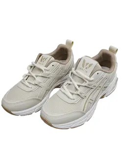 Walia Athletic Running Shoes with Mesh Upper, White Sole, Cushioned Training Sneakers for Comfort and Performance, Gym Shoes