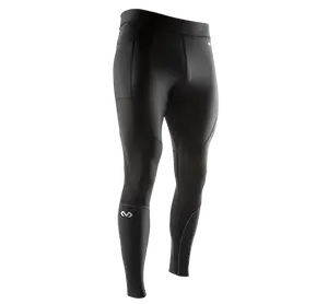 MCDAVID Men's Recovery Max Tight - Black Base Layer with HDC Moisture Management & UV Protection for Enhanced Post-Workout Recovery