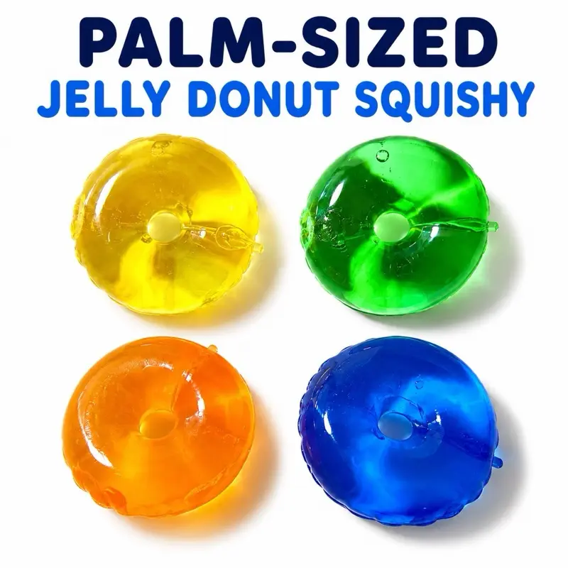 Defective Palm-Sized Jelly Donut Squishy