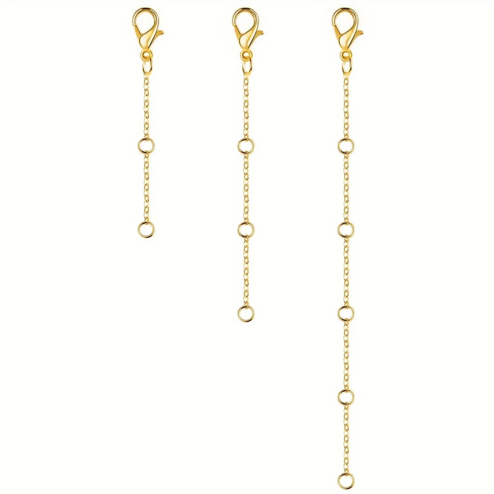 Necklace extension chain, bracelet ankle chain extension chain, jewelry-making use extension chain, Adjustable Metal Chain, Metal Accessories, Stainless Steel Accessories