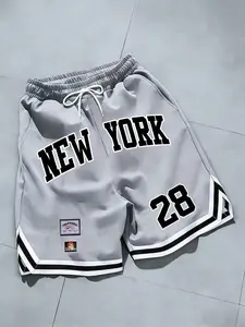 🔥 Best Seller 🔥  New York 28 Street Shorts! Black sports version, eye-catching "NEW YORK" lettering and classic white stripe border. Must Have Men's Wear in 2026! #NYC Shorts # Street Style # GymFit # Men's Fashion # SummerVibes