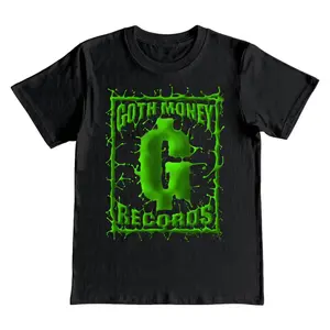 Goth Money Records Green Slime T-Shirt Tee Y2K Black Kray Sickboyrari T-Shirt Sweatshirt Hoodie Music Rap fan