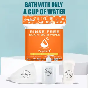 FreshEase™ Rinse-Free Bath Wipes Ultra soft 🚿✨