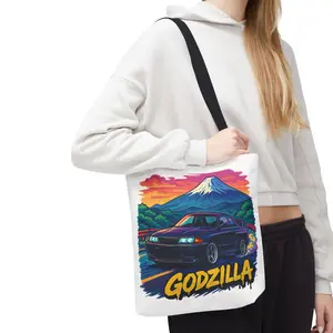 Tote Bag - JDM SKyline R32 True Racer, Car Enthusiast Gift, Street Racing Accessory, Retro Car Lover Tote, Racing Fan Shoulder Bag