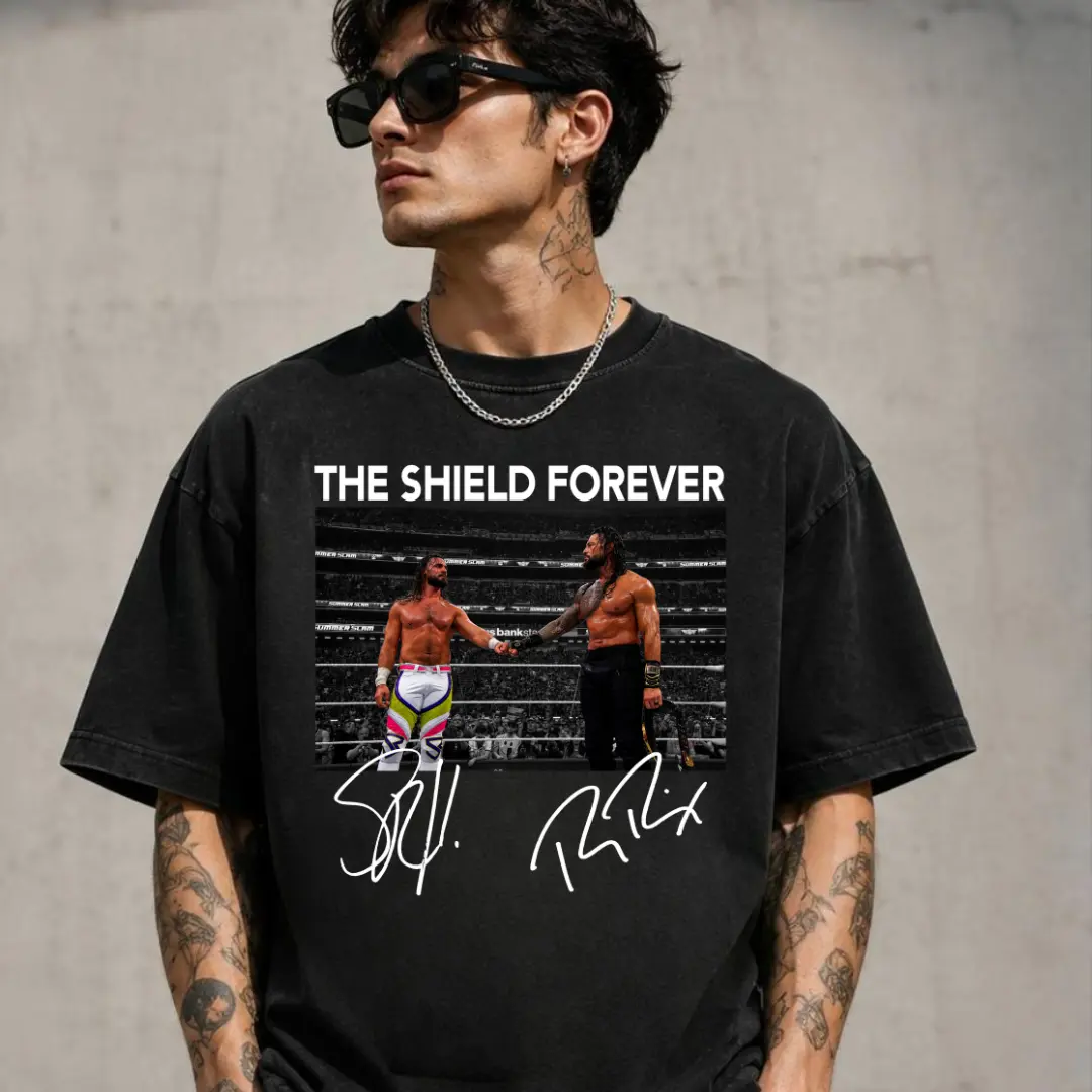 The Shield Forever Shirt, Roman Reigns x Seth Rollins, WWE Shirt, WWE Merch, Gift For Wrestling Fans