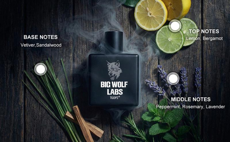 Pheromone Infused Eau de parfum 1.7 fl oz(50ml),Fresh Citrus, Mint & Woody Scent, Long-Lasting Men’s Cologne,Perfume Luxurious Gift,VALENTINE'S DAY SALE