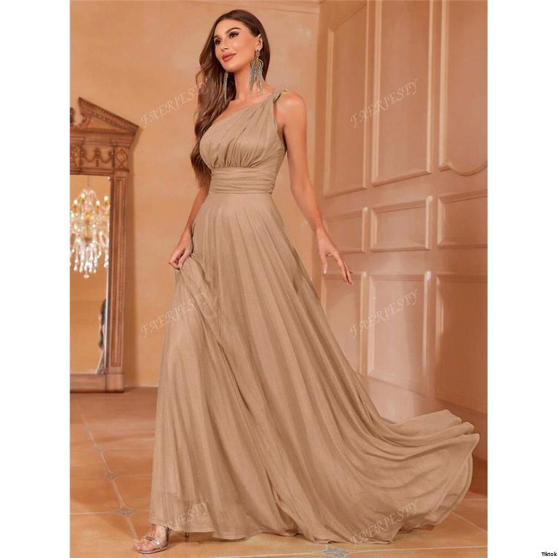 Galas - u2013ElegantSpring FaeriestyAsymmetricalNeckFormalEveningDressWithFittedWaist FlowingHem | SummerMaxiGownForRedCarpet Weddings UpscalePartiesBridesmaidDress Galas - u2013ElegantSpring FaeriestyAsymmetricalNeckFormalEveningDressWithFittedWaist FlowingHem | SummerMaxiGownForRedCarpet Weddings UpscalePartiesBridesmaidDress