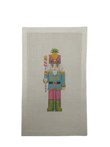 Lizzy Claire's Happy Neighborhood Nutcracker (13 mesh) Needlepoint Canvas