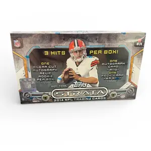 2014 Topps Strata NFL Hobby Box Trading Cards