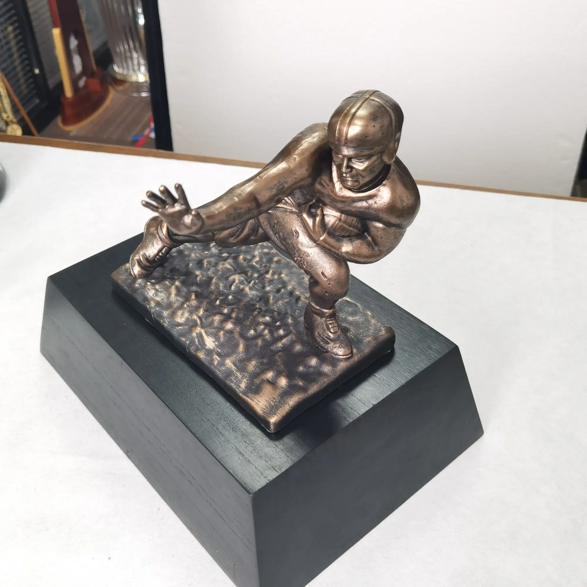 College Football Trophy Collectible Memorial Championship Cup, American College Football Player Honor, Perfect Sports Replica Gift