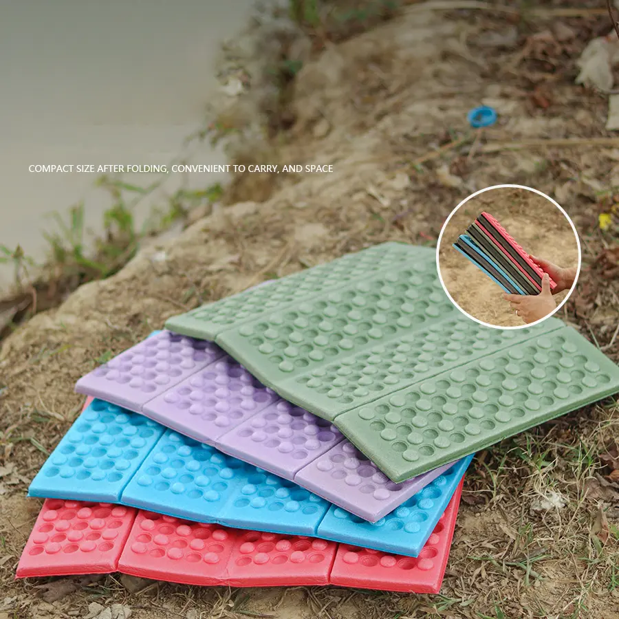 Outdoor Moisture-Proof Portable Folding Foam Mat, Waterproof Insulation Pad for Lawn, Picnic & Camping, Comfortable Seating Cushion