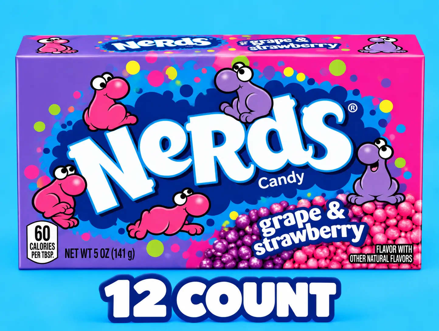 Nerds Grape & Strawberry 5oz Box Nerds Grape & Strawberry 5oz Box