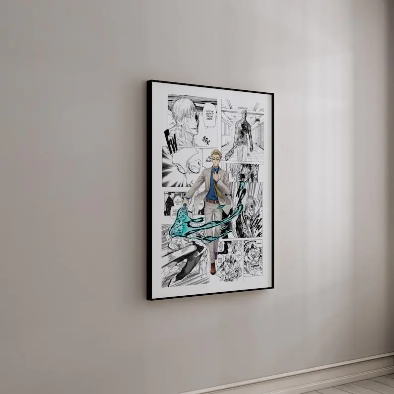 Manga Poster - Kento Nanami - Curated Manga Panels - Poster