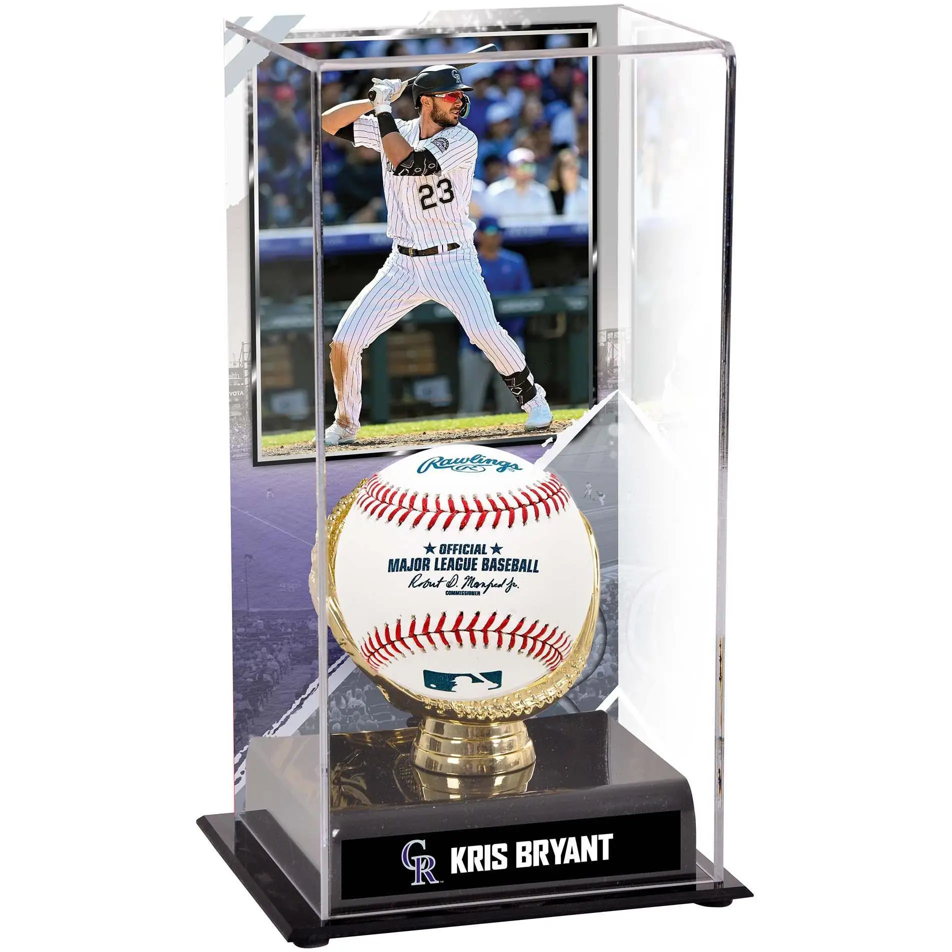 Kris Bryant Colorado Rockies Gold Glove Display Case with Image
