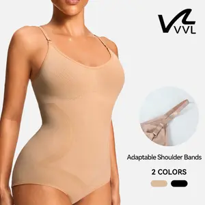 VVL BlackFriday FallFreshness Women's Seamless Round Neck Shapewear Basic Comfortable Sleeveless Tummy Control and Butt Lifting Shapewear for Daily