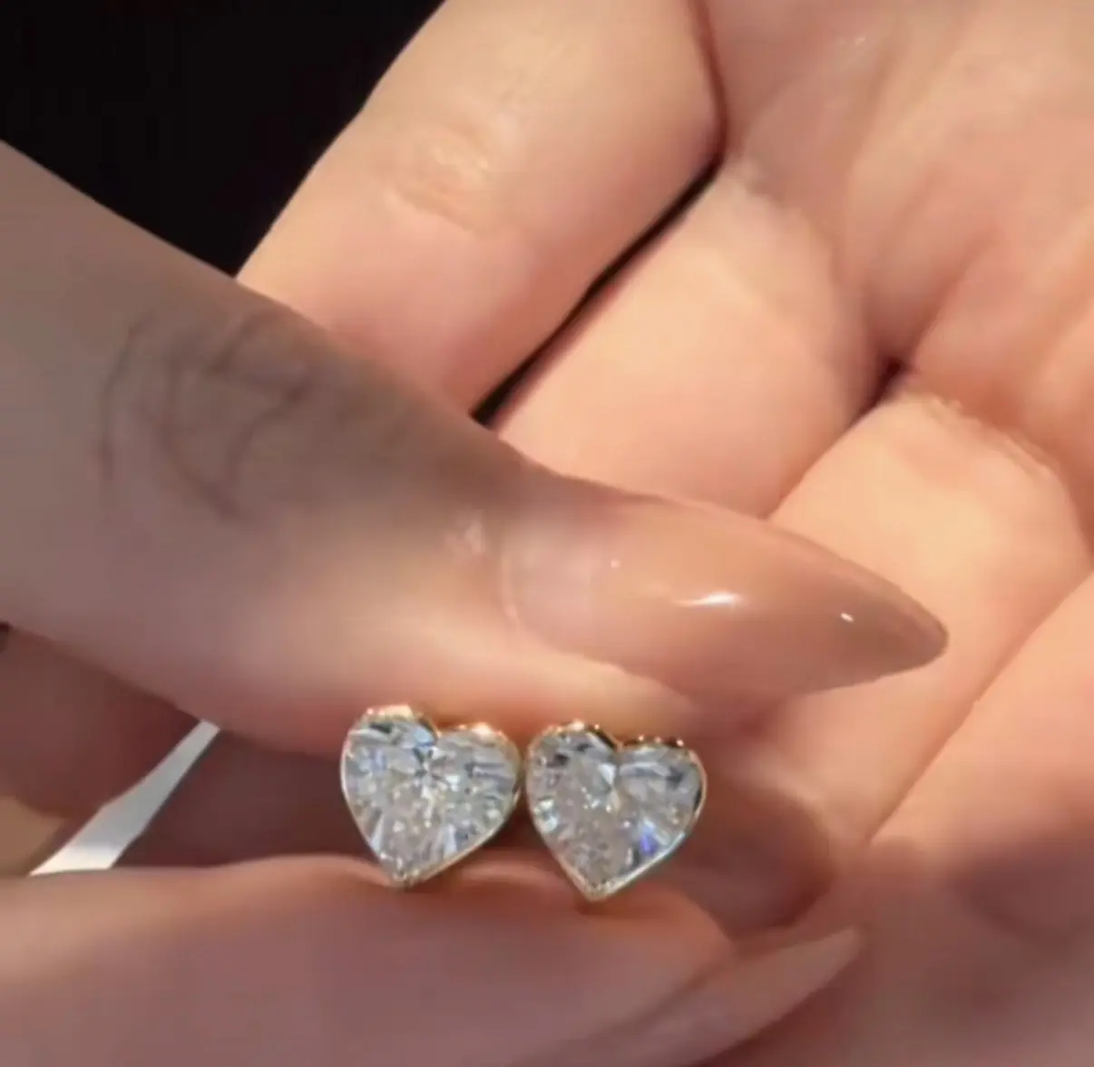 For Tammy Tran 2 Pairs 14K Stud Earrings Set | Heart Bezel & Round Martini Three-Prong | Lab Grown Diamonds