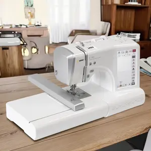 SHIAO V700 Home Embroidery & Sewing Machine 7-inch Touchscreen 162 Stitches 650SPM Automatic Thread Cutter 10 Fonts Complete Accessory Kit