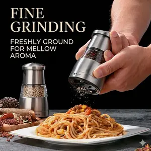 Creative Adjustable Manual Grinder for Black Pepper and Pepper Powder