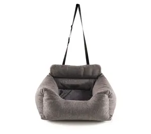 Paw Brands PupProtector Memory Foam Single Seat Dog Car Bed