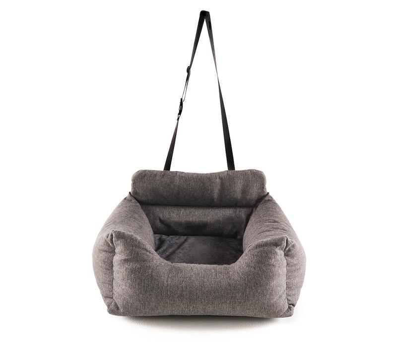 Paw Brands PupProtector Memory Foam Single Seat Dog Car Bed