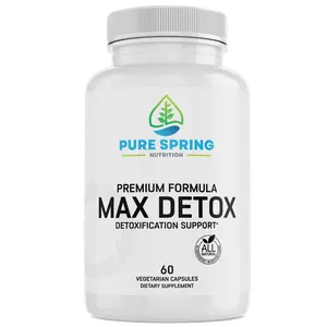 Pure Spring Nutrition Max Detox Premium Formula Health Supplement for Antioxidant, Cholesterol Management, and Immune Boosting - Healthcare, Dietary