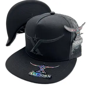 LA ESCONDIDA BLACK ON BLACK TEXHORN CAP