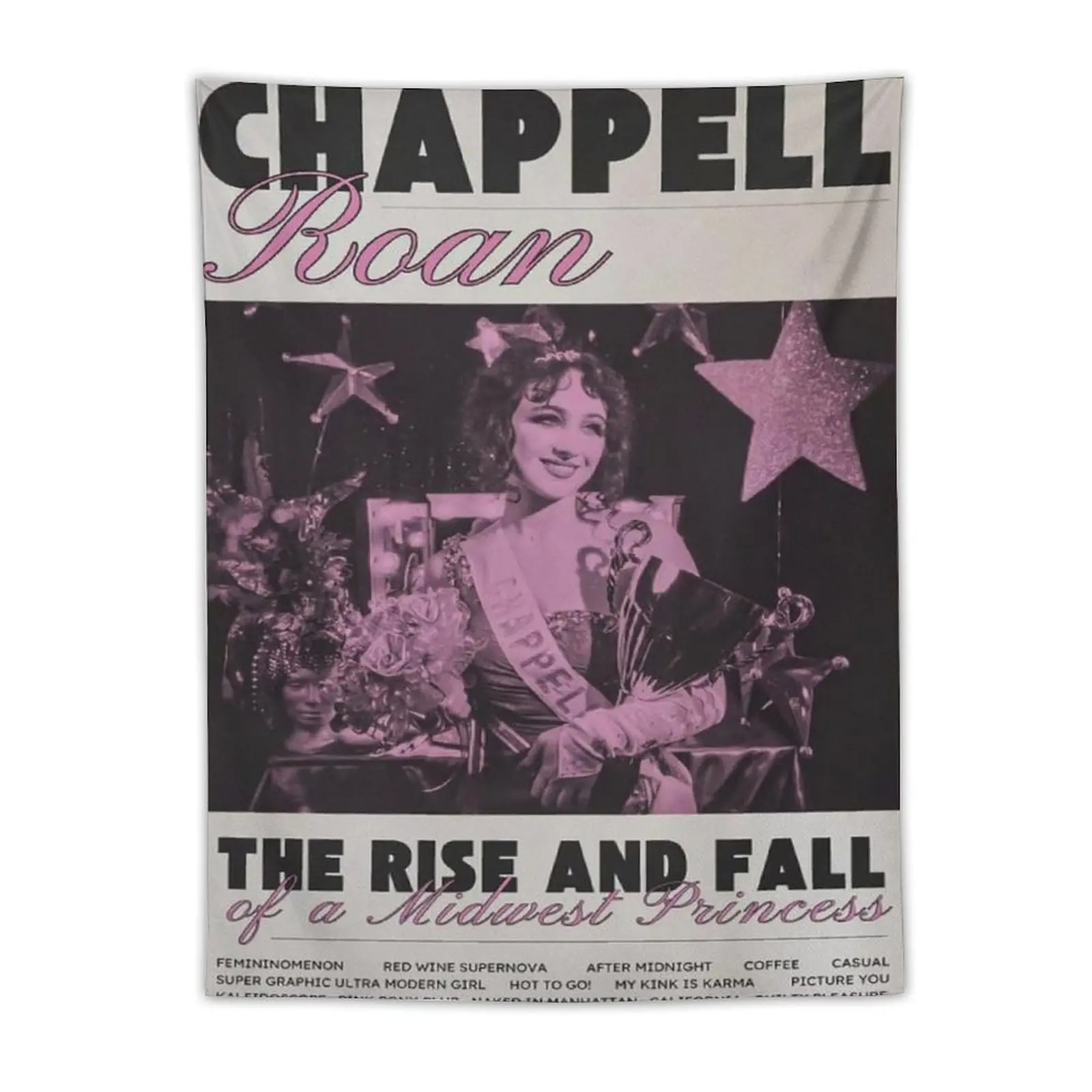 Chappell Roan Music Singer Posters (7) Tapestry Prints Painting Wall Art Home Decor Tapestries Room Aesthetic