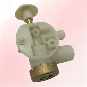 Upgraded Toilet Water Valve for RV, RV Toilet Replacement Part Leak Resistant Brass Cap, High Performance Freezing Conditions Valve for Pedal Flush Toilets, Durable Brass Toilet Water Valve EcoVac Vacuflush, Leak Proof RV Toilet Valve Upgrade for Freezing