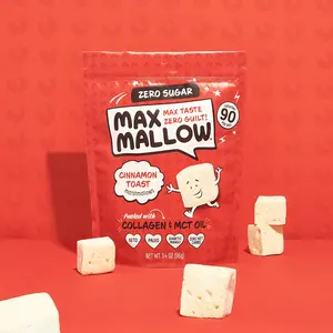 Max Sweets Cinnamon Toast Max Mallow - Gluten-Free, Soy-Free & Sugar-Free Marshmallow 3 Pack