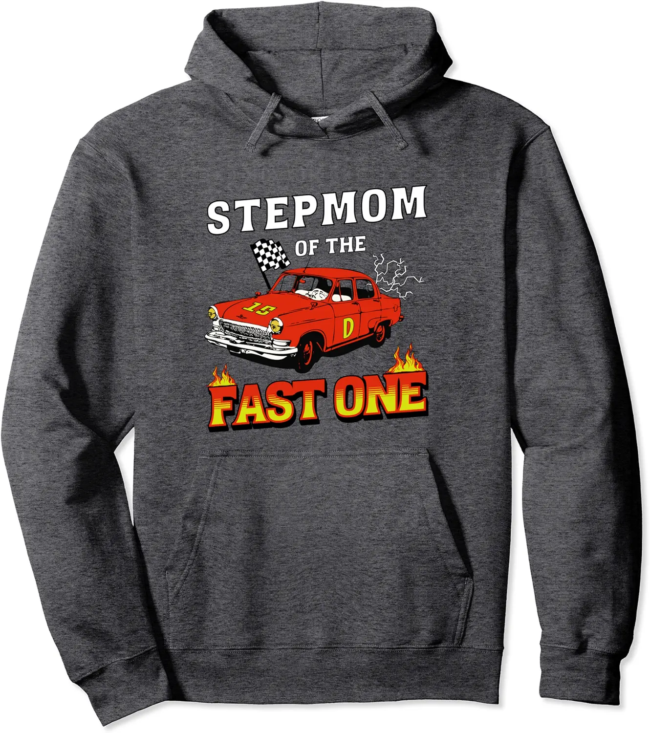 Stepmom Of The Fast One | Family Matching Birthday Pit Crew Pullover Hoodie - Kevincifuen Shop 22B0CKNN7MG3