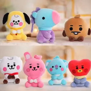 2026 BTed 21Plush Toy Kawaii Mini Keychain Anime Pendant Ornament for Kids 12-22cm Bt Peripherals Soft Stuffed Animals Doll Gift