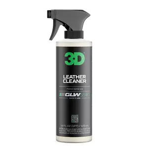 3D Leather Cleaner for Car, GLW Series | Ultimate Deep Cleaning | Removes Dirt, Grease, Body Oils | DIY Car Detailing | Versatile Cleaner for All Leather Goods