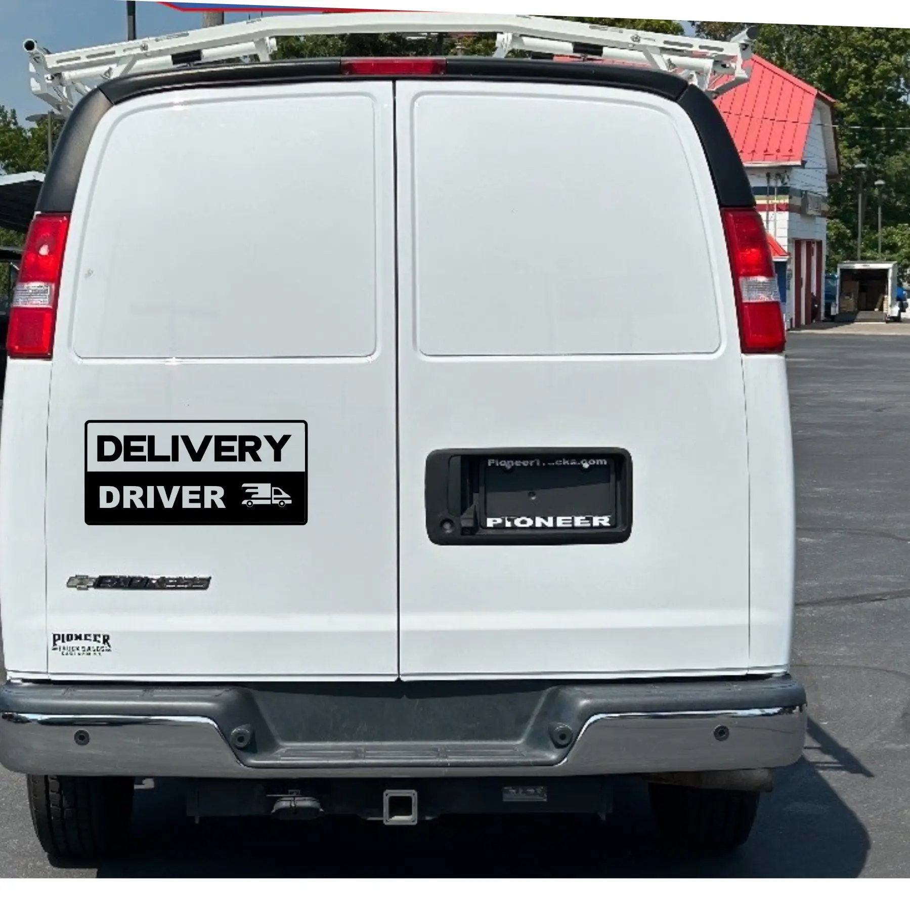 Magnet Delivery Driver Frequent Stops Magnet Decal, 6"X12" inch, Automotive Magnet for Car, Truck, SUV,