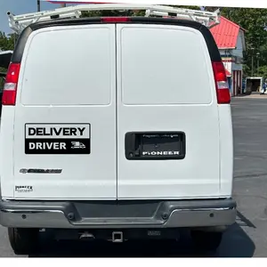 Magnet Delivery Driver Frequent Stops Magnet Decal, 6"X12" inch, Automotive Magnet for Car, Truck, SUV,