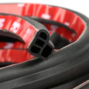 16.5FT Universal Car Door Seal Strip Universal Self Adhesive Automotive Weather Stripping Self Adhesive for Truck Pickup RVs