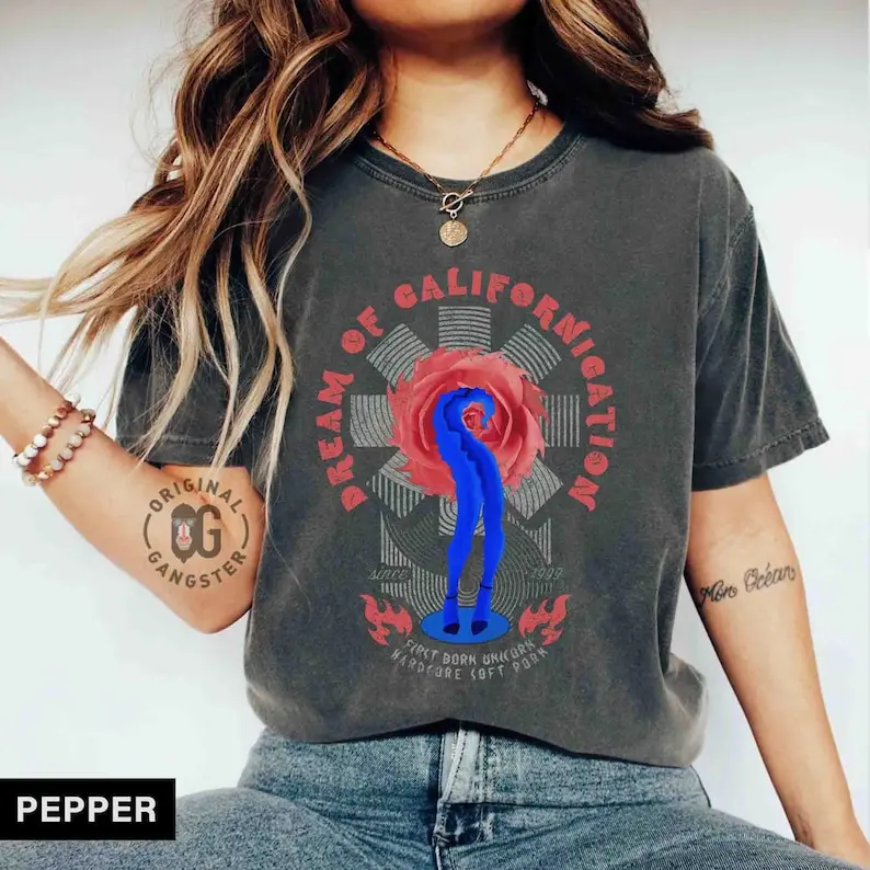 Old School Band T-shirt,Band TShirt, RHCP Shirt, Retro Music Shirt, Rock Band Tee, Oversized Trendy Shirts, Gift For Music