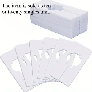 Closet Dividers For Hanging Clothes Storage 5*2 Inches - Rectangle Clothing Size Dividers For Racks, 1.5x Wider White Closet Divider Set With Marker