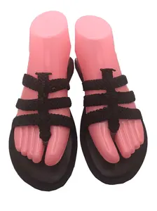 RW509 - Haitian Handmade Toe Sandals – Foot Shaped | Island Style Flip Flops | Unique Summer Shoes