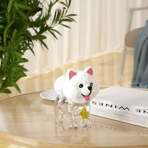 Creative Pet Ornament Cute Dog Hair Storage Pendant - Adorable Furry Friend Charm for Memory Keepsake