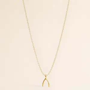 Classic Wishbone Necklace