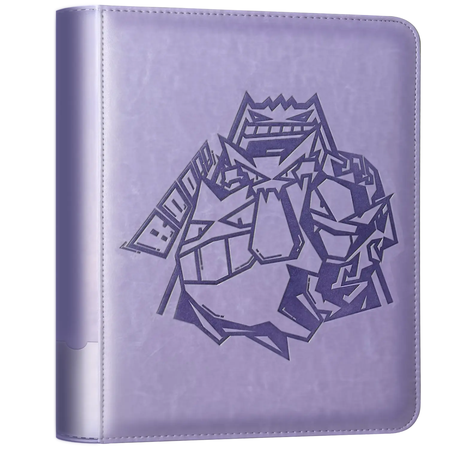 RAVAVER Toploader Binder ,Oversize 9-Pocket Album ,Holds 252 Toploaders with DIY Label Slot and Side-Loading Sleeves for Trading Cards in 3" x 4" Toploader , Fits Pkmn MTG Sports Cards & More, Premium Quality Embossed Pattern PU Leather