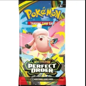 Pokémon Trading Card Game Mega Evolution Perfect Order 10 Additional Game Cards for Ages 6+