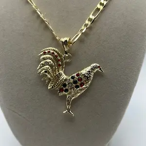 Gold Plated Gallo R-BPendant with Chain